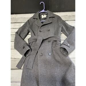 Topman Women's Pea Coat Long Size XS